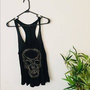 Skull black top